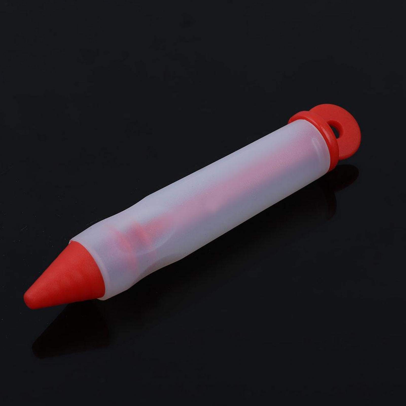 Premium Cake Decorating Pens Kit - 4 Nozzle Silicone Icing Piping Pen for Cookies, Cupcakes & Pastries (Red) | Perfect for Birthday Cakes, Wedding Desserts & DIY Baking Decorations