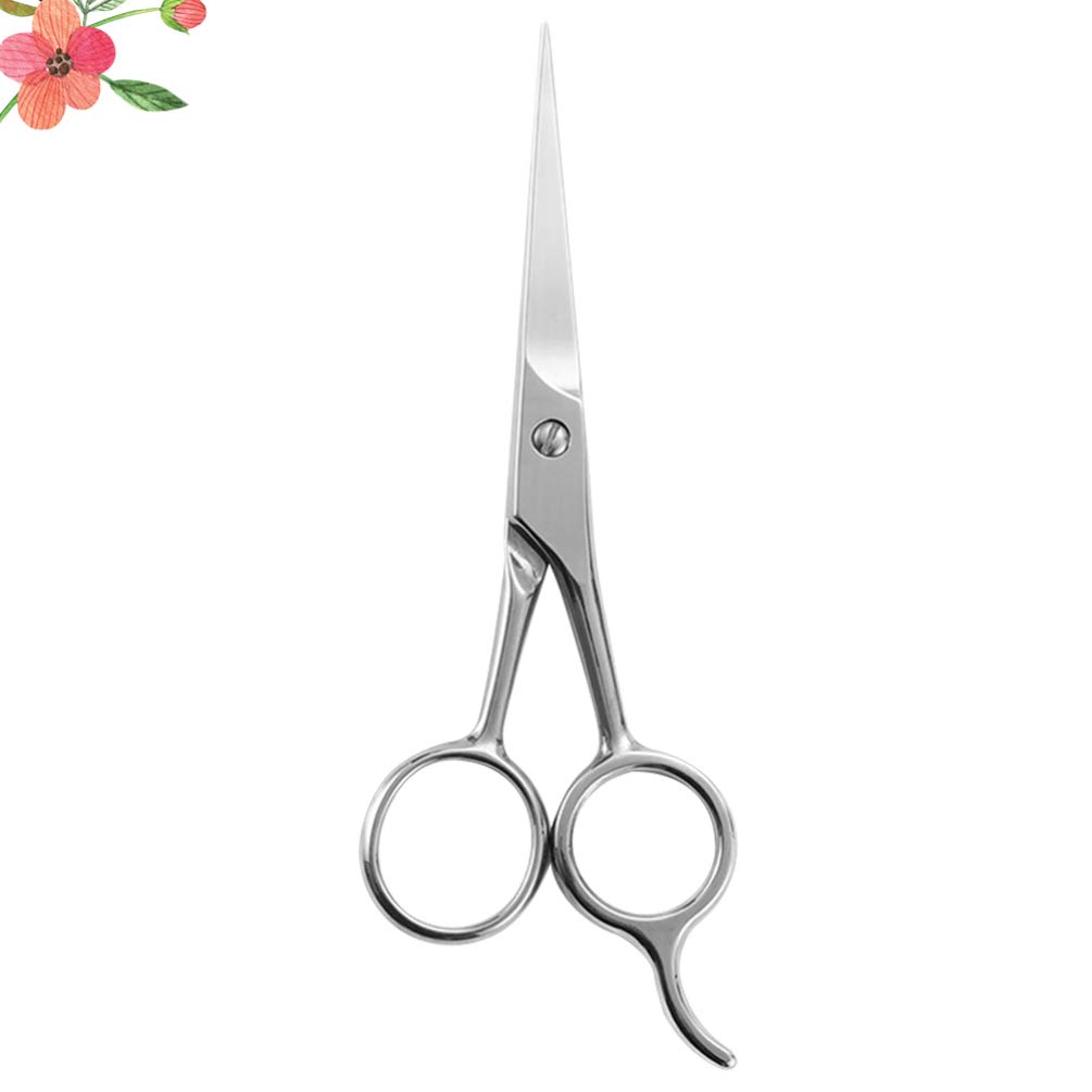 Professional Stainless Steel Beard Scissors & Hair Trimming Razor Set - Precision Grooming Kit for Men's Facial Hair, Mustache & Sideburns - Perfect for Home Barbering, Salon Styling & Travel Grooming Essentials