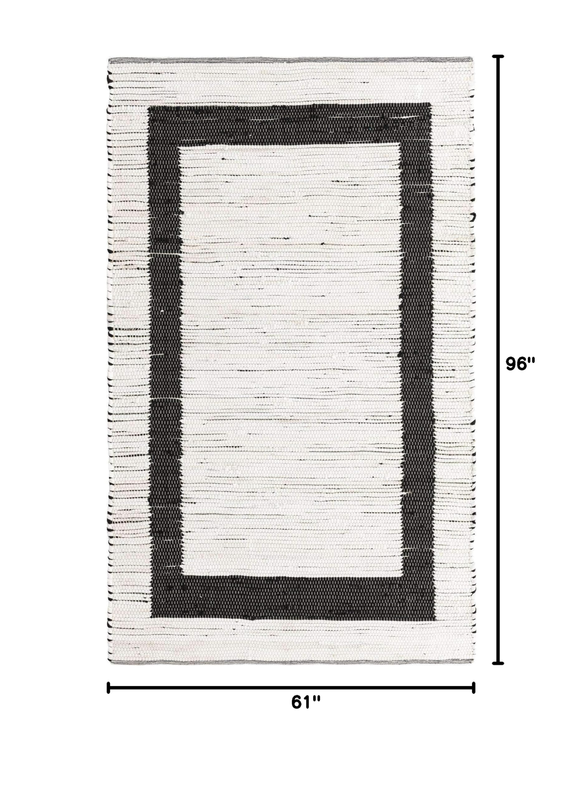 Unique Loom Chindi Jute Collection 5'1