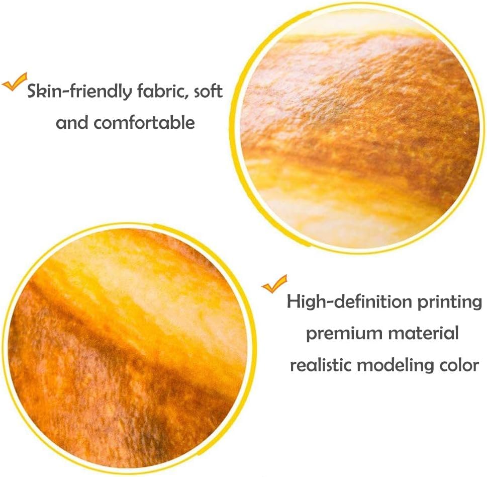 Soft Baguette Pillow - Funny Bread-Shaped Lumbar Support Cushion for Reading & Home Decor (40in) | Comfortable Backrest for Sofa, Bed, Office & Photo Backgrounds