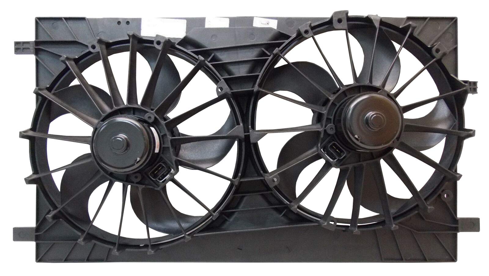 Dual Radiator and Condenser Fan Assembly for 2007-2017 Chrysler Jeep Compass, Patriot, Sebring - Compatible with 2.0L & 2.4L Engines | Replacement Cooling System Part for Off-Road & Daily Driving