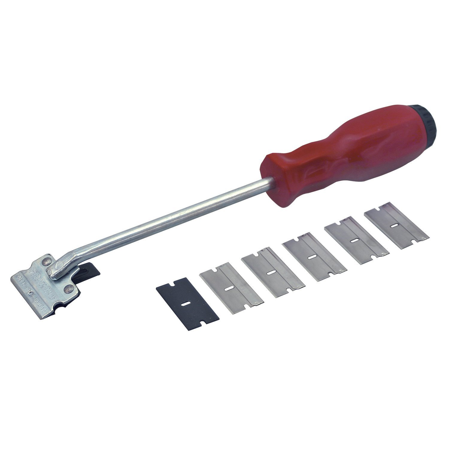 Lisle 52000 Razor Scraper with Easy Clip Razor Holder - Professional Automotive & DIY Paint Removal Tool for Decals, Stickers & Adhesives