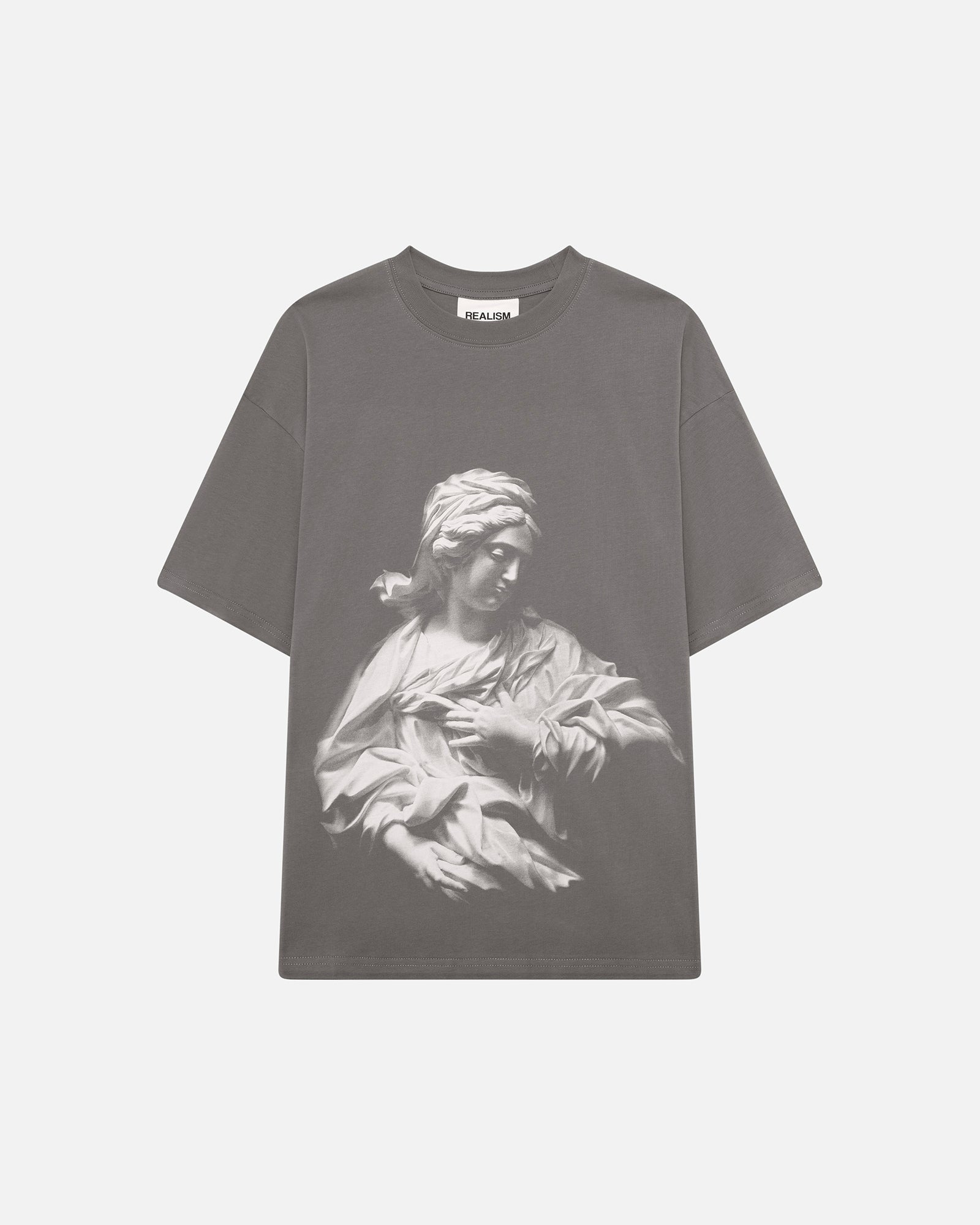 SSS Realism Mercy Relaxed Tee - Faded Grey | Soft & Comfortable Cotton T-Shirt for Casual Wear & Everyday Outfits