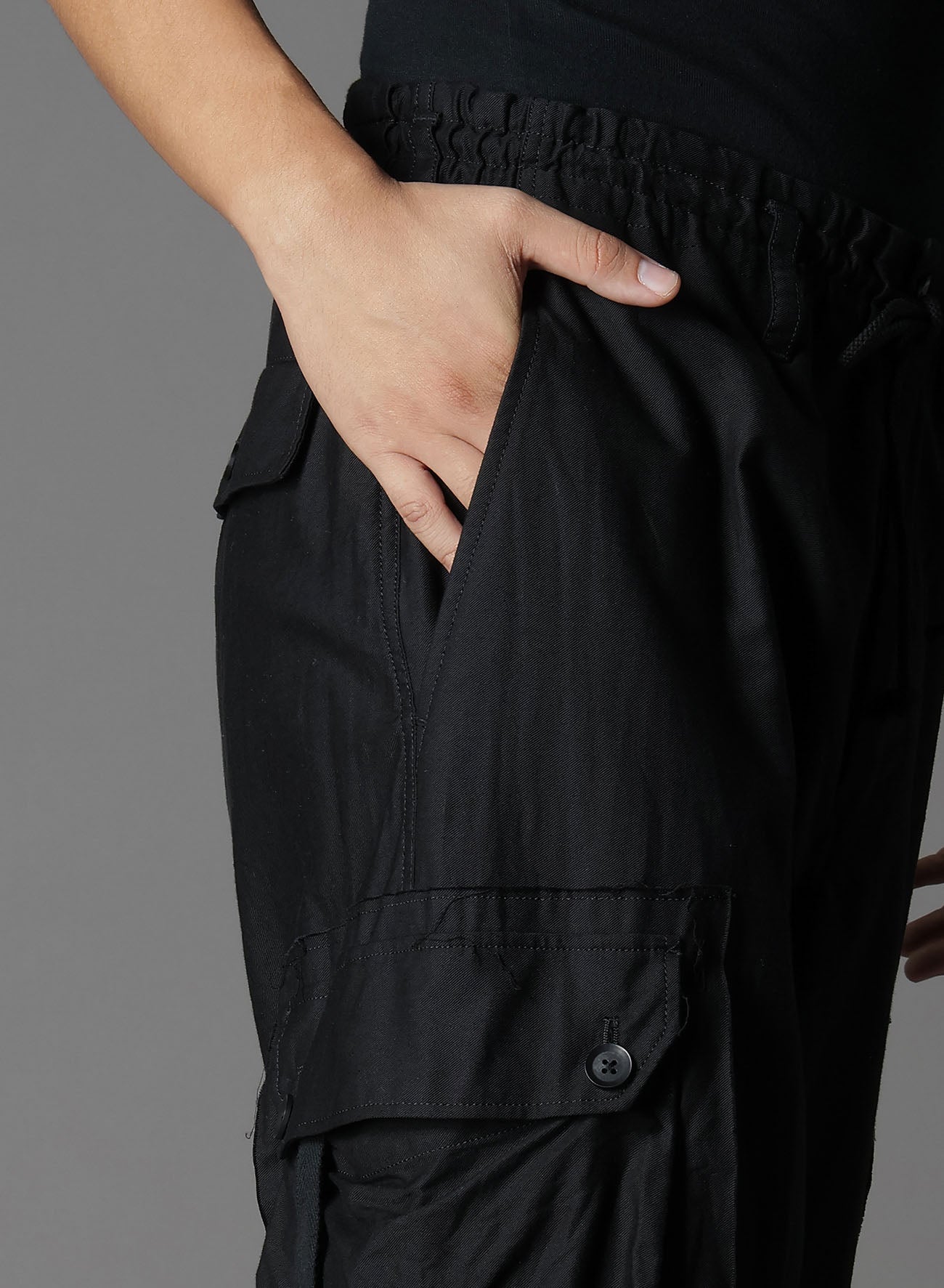 Premium Cotton Twill Cargo Pants with Ribbed Hem - Durable & Comfortable Workwear for Men & Women | Perfect for Outdoor Activities, Hiking & Casual Wear
