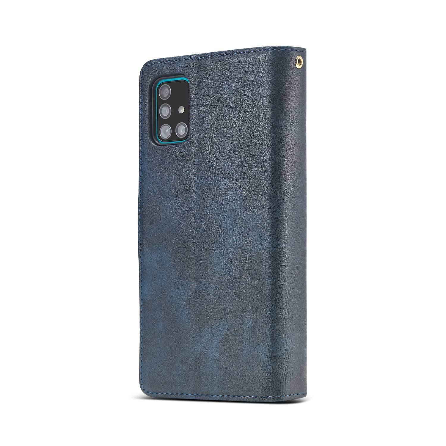 Premium 9-Card Leather Wallet Case for Samsung Galaxy A51 Series – Slim RFID Blocking Phone Cover with Kickstand (Perfect for Travel, Work & Everyday Use)
