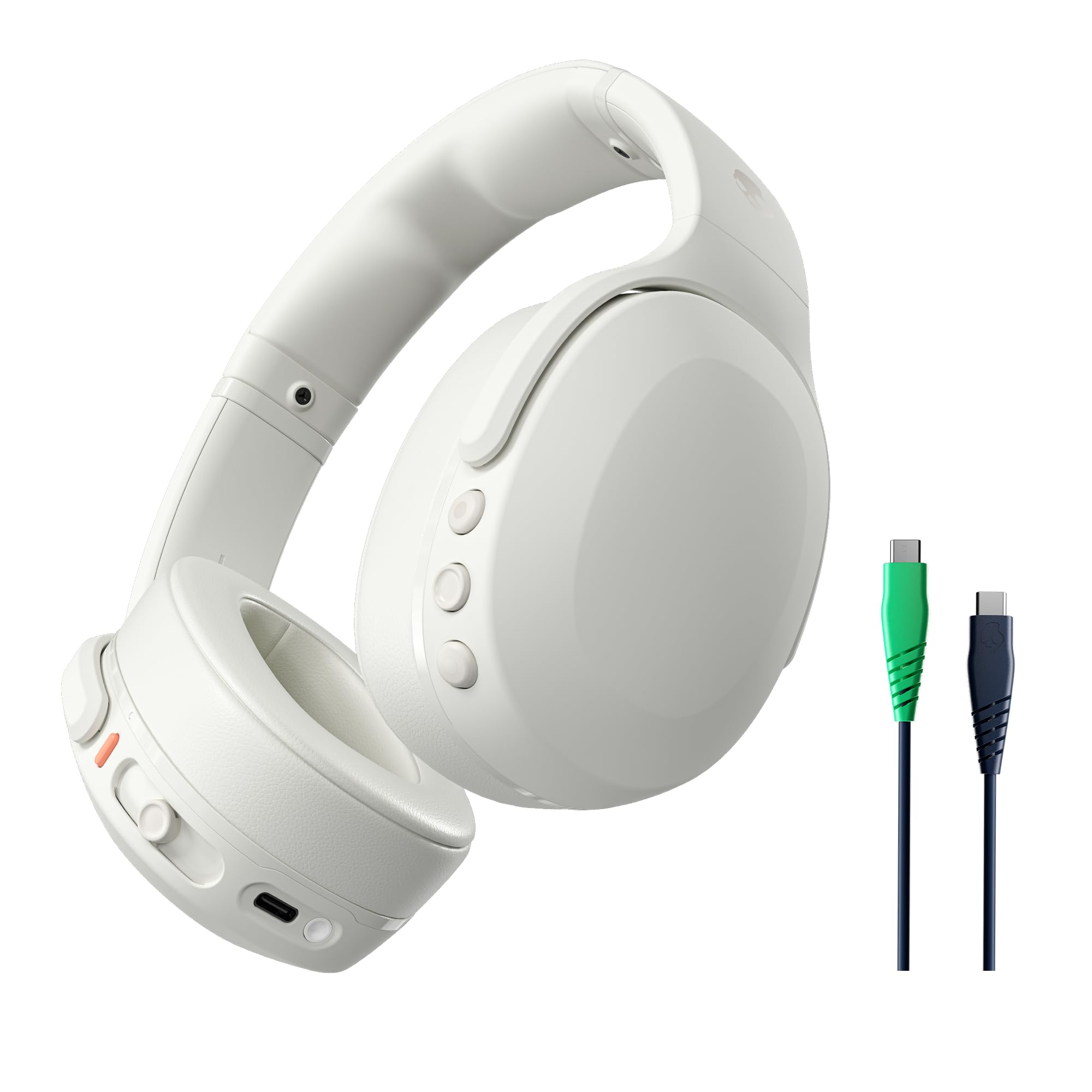 Skullcandy Crusher Evo Wireless Over-Ear Headphones with Sensory Bass, 40-Hour Battery, Built-in Mic & Charging Cable - Compatible with iPhone, Android & Bluetooth Devices - Perfect for Gaming, Music & Travel