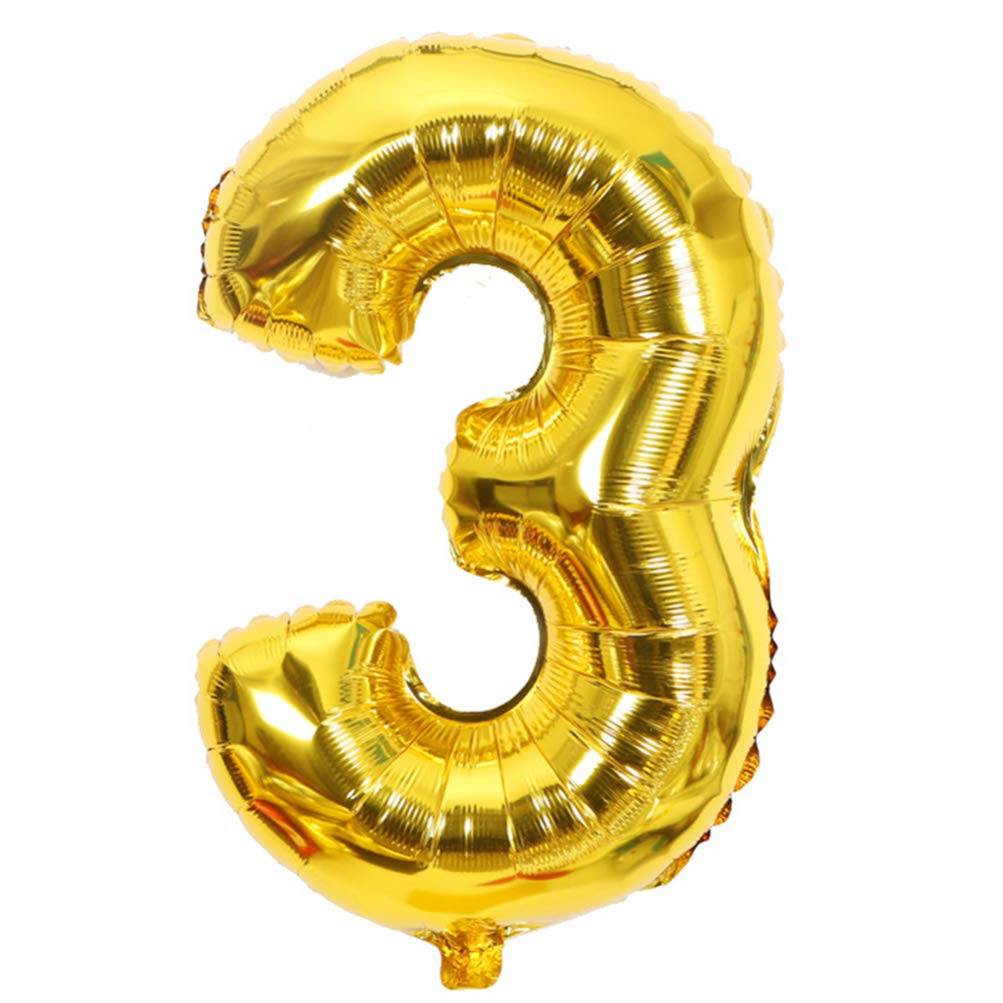 10 Pack Large Number Balloons for Birthday Party Decorations - Helium Balloons, Giant Numbers 0-9 for Wedding, Graduation, Anniversary & Baby Shower Decor