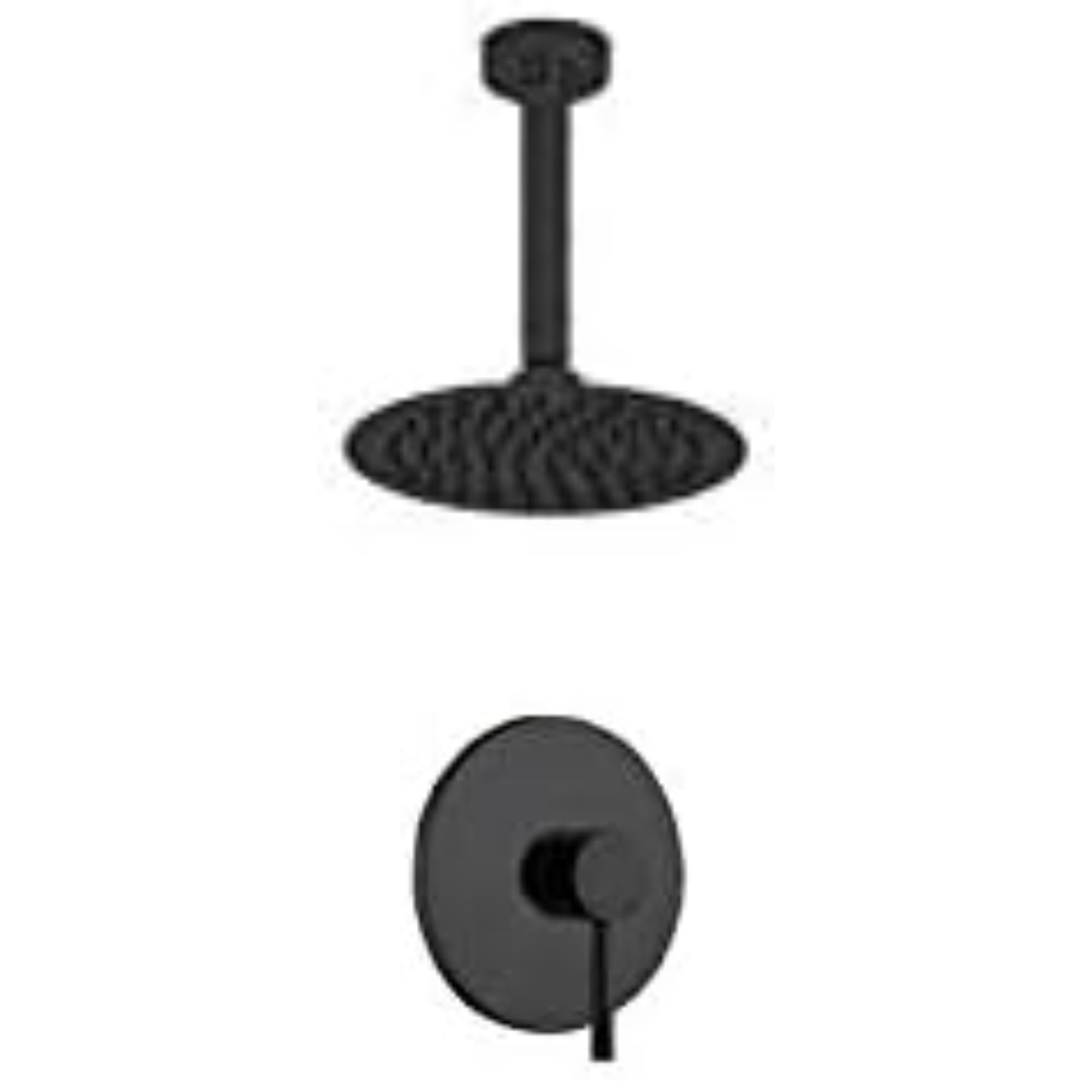 Premium Matte Black Shower Set with 8