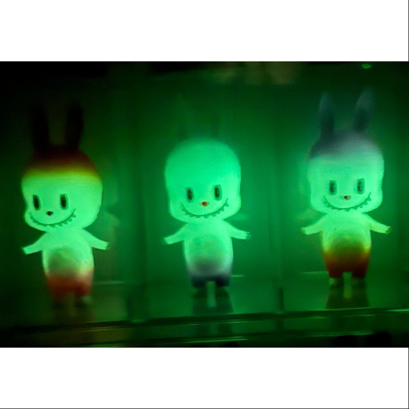 Labubu The Monsters Mini Labubu Calming Dream SET 2024 Limited Edition Glow in The Dark Collectible Figures - Perfect for Home Decor, Office Display, and Gift Giving