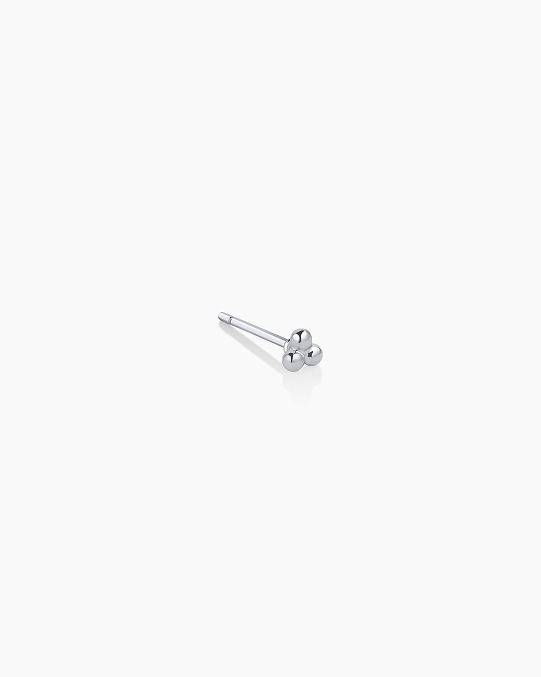 Bali Single Stud Earrings for Women - 925 Sterling Silver Minimalist Dainty Studs - Perfect for Everyday Wear, Work, and Special Occasions