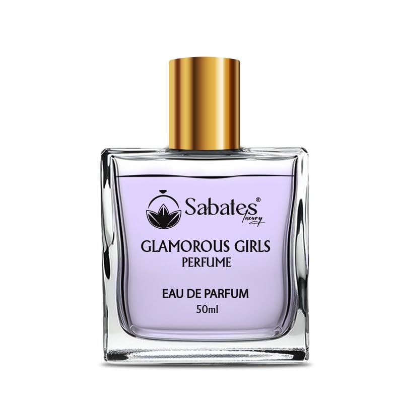 Sabates Glamorous Girls Eau de Parfum for Women - Long Lasting Floral Fragrance (50ml) | Day & Night Wear, Special Occasions, Gift for Her