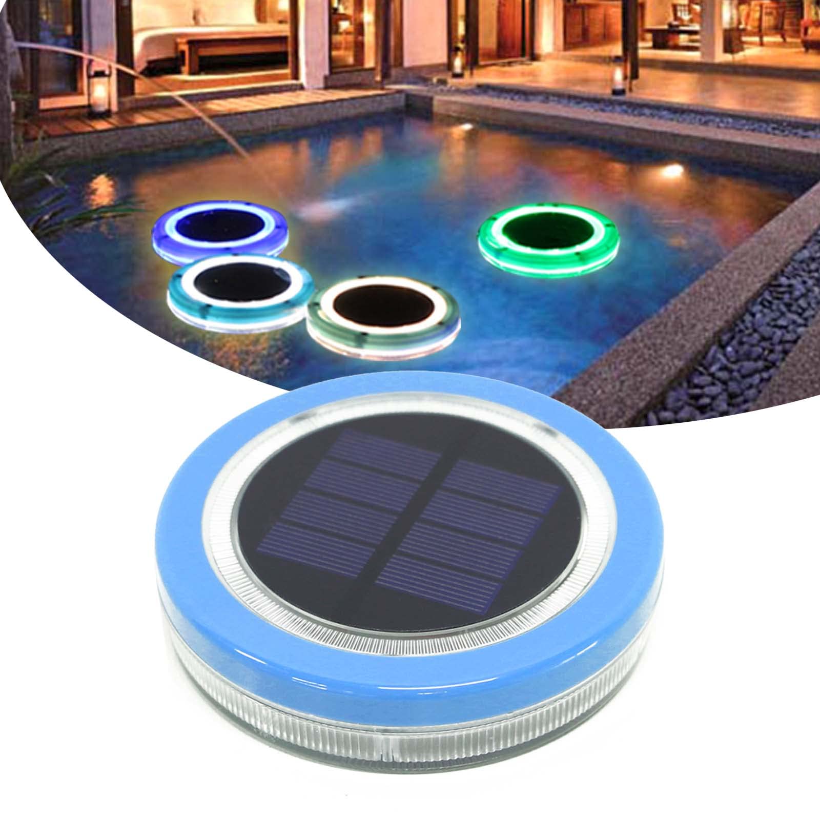 Solar Powered Floating Pool Lights - Waterproof LED Swimming Pool Lights with Steady Warm White Color (4-Pack) | Perfect for Outdoor Pools, Patios, Gardens & Backyard Decorations at Night