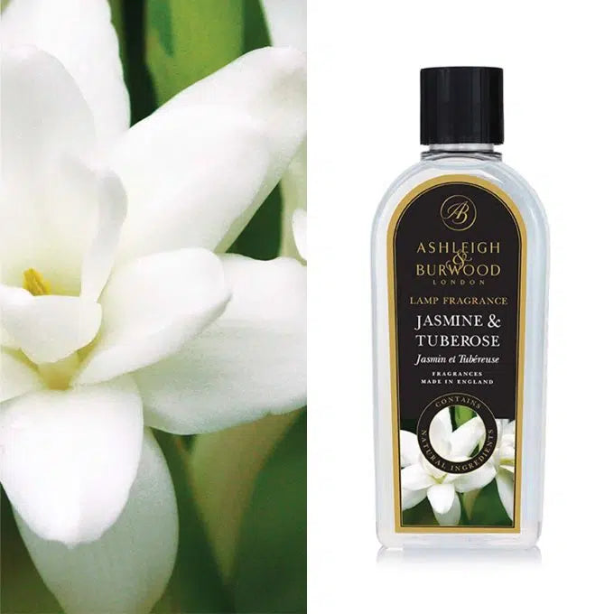 Ashleigh & Burwood 500ml Fragrance Lamp - Jasmine & Tuberose Scented Oil for Home, Office & Spa Aromatherapy Relaxation