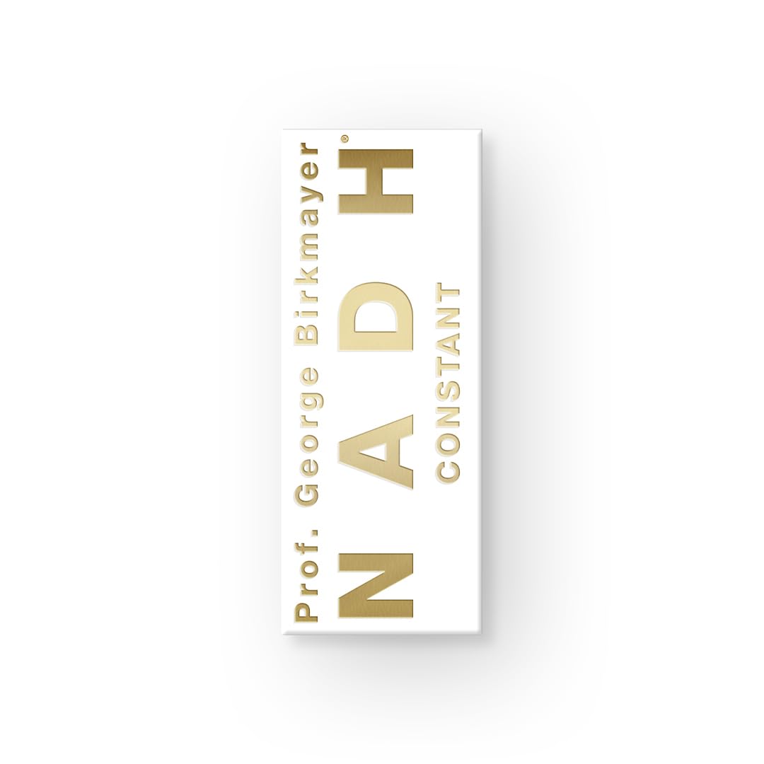 Prof. George Birkmayer NADH Supplement - 60 Tablets (20mg NADH per Tablet) for Enhanced Energy, Mental Clarity & Cellular Health | Supports Focus, Stamina & Anti-Aging | Ideal for Professionals, Students & Active Lifestyles