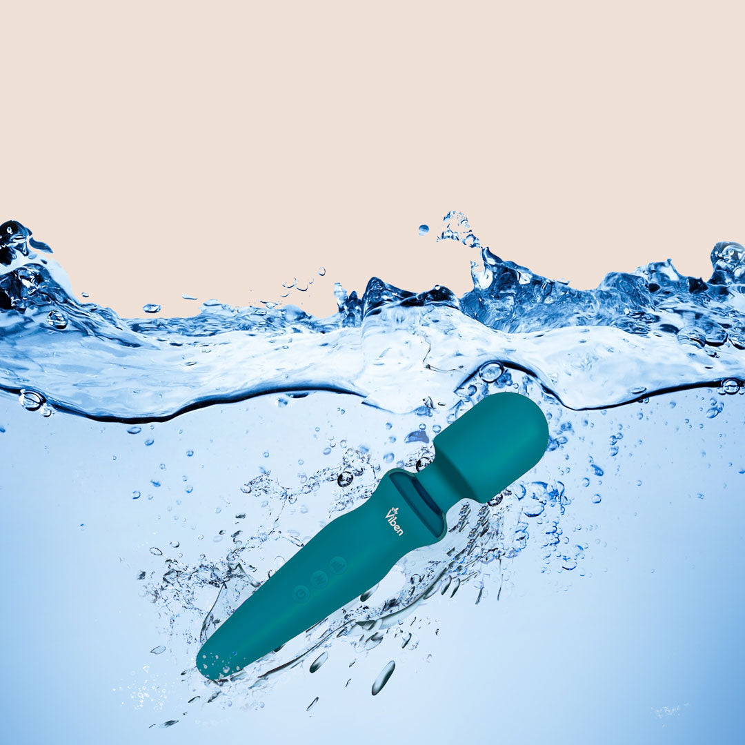 Viben Fierce Wand Massager - Waterproof & Rechargeable Personal Massager for Muscle Relaxation & Pain Relief - Perfect for Home Spa, Post-Workout Recovery & Stress Relief