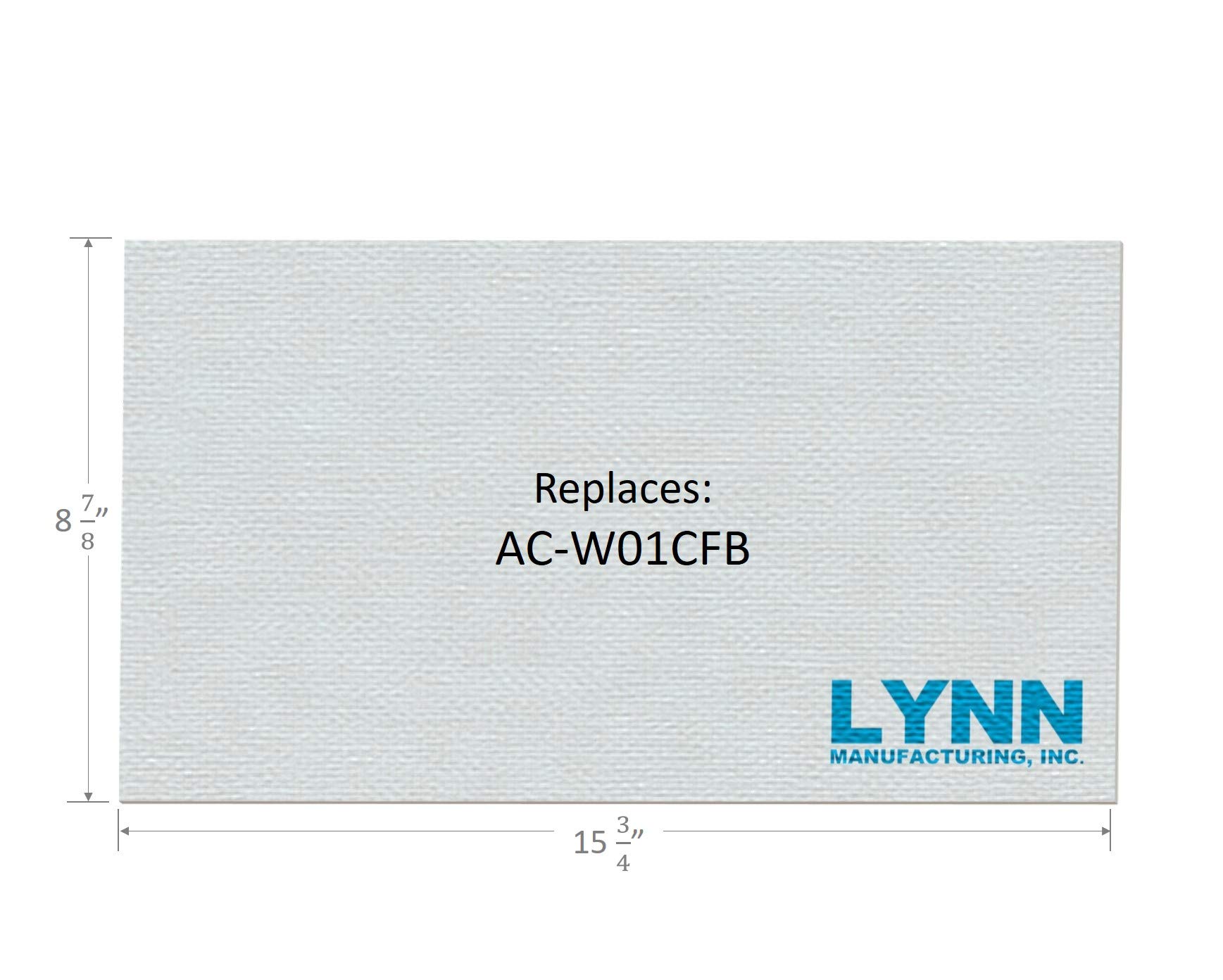 Englander Ceramic Fiber Baffle Board Replacement - Model 15-SSW01 & AC-W01CFB - Compatible with Madison 2410A Fireplace - Single Unit - High-Temperature Insulation for Wood Stoves & Fireplace Inserts