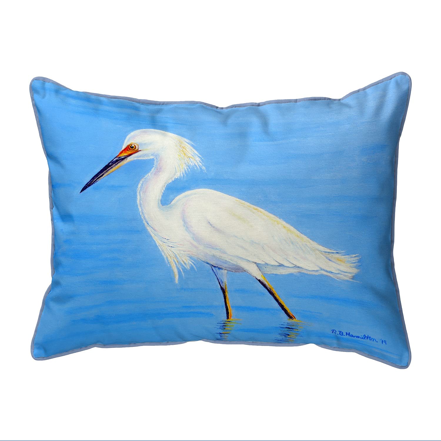 Betsy Drake ZP1087 Decorative Throw Pillow 20x24 Inches - Multi Color Soft Cushion for Sofa, Bed, Living Room & Home Decor