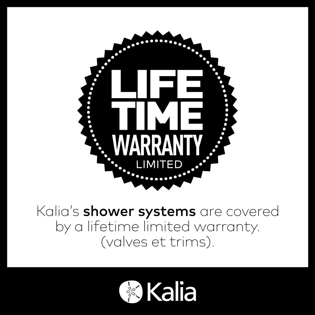 KALIA ROUNDONE TB2 Chrome Shower System with Adjustable Wall Arm - Perfect for Modern Bathrooms & Spa-Like Showers