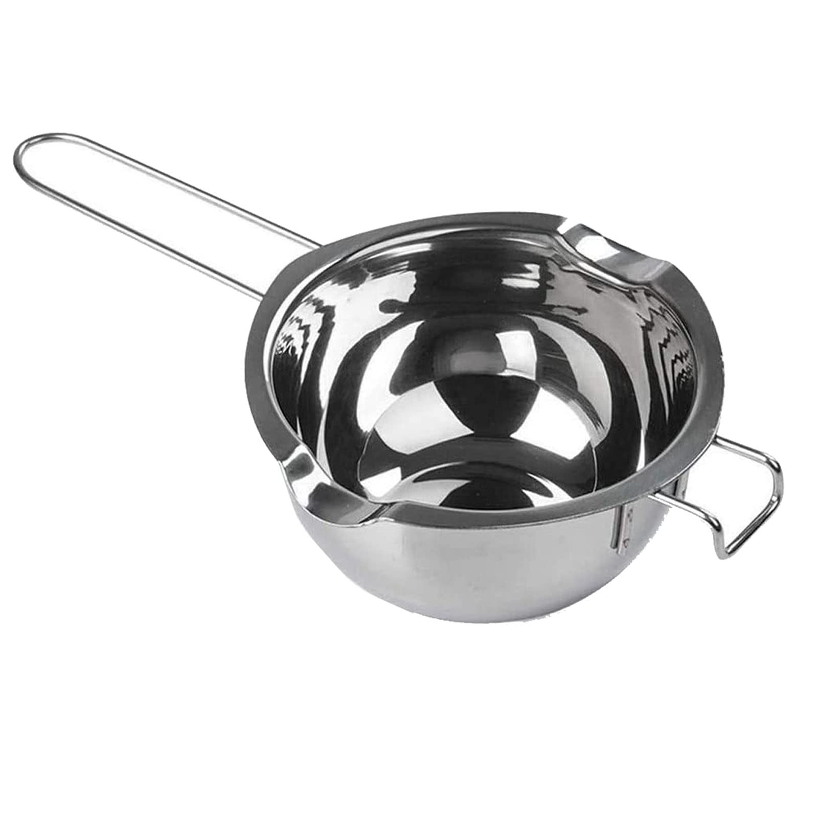 600ml Stainless Steel Double Boiler Pot - Chocolate Melting Pot with Heat-Resistant Handle for Candy, Candle & Soap Making - Perfect for Home Bakeries, DIY Crafts & Professional Kitchens
