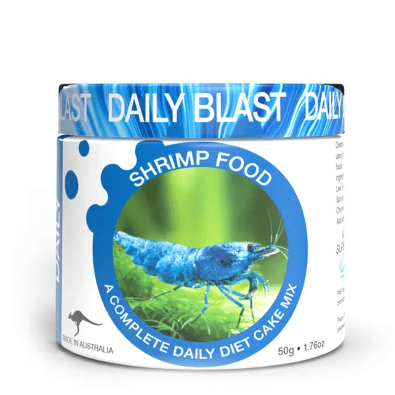 Aqua Natural Shrimp Daily Blast 50g - Premium Tropical Fish Food for Shrimp & Small Fish - Perfect for Freshwater Aquariums & Nano Tanks