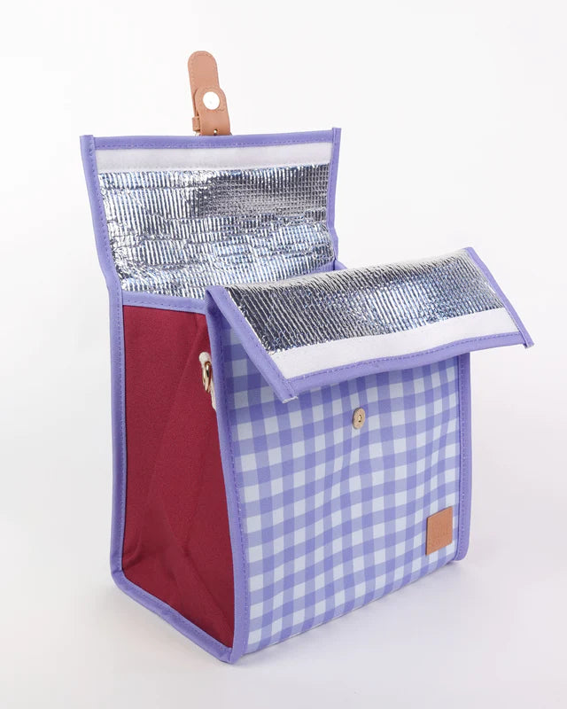 The Somewhere Co Sundown Lunch Satchel - Insulated Reusable Tote Bag for Work, Picnics & Outdoor Adventures