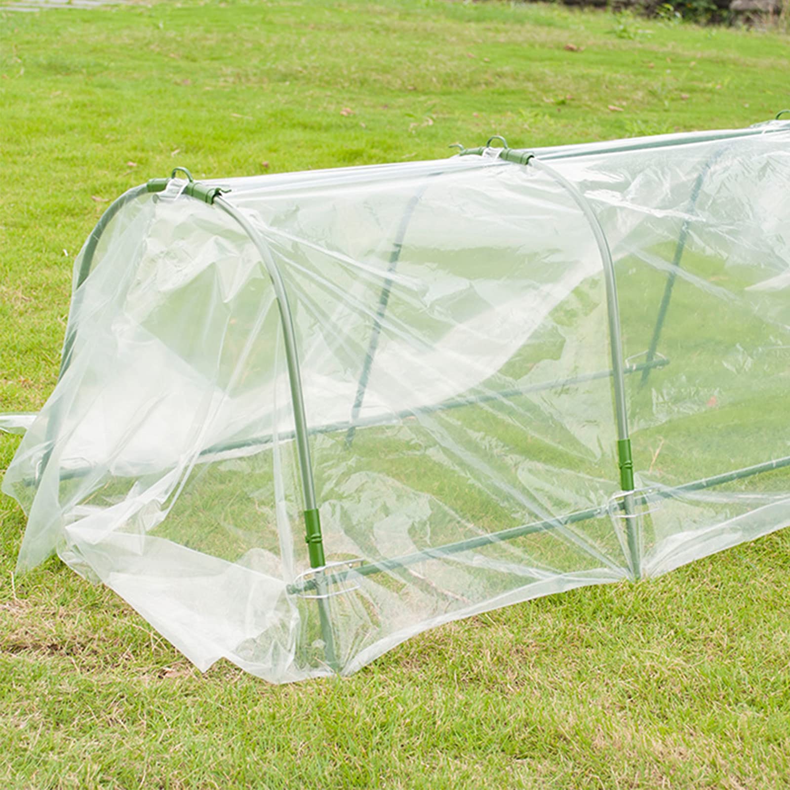 Premium Clear Polyethylene Greenhouse Film - Heavy Duty Transparent Plastic Plant Cover for Rain, Frost & UV Protection - Ideal for Garden, Greenhouse & Hydroponic Growing