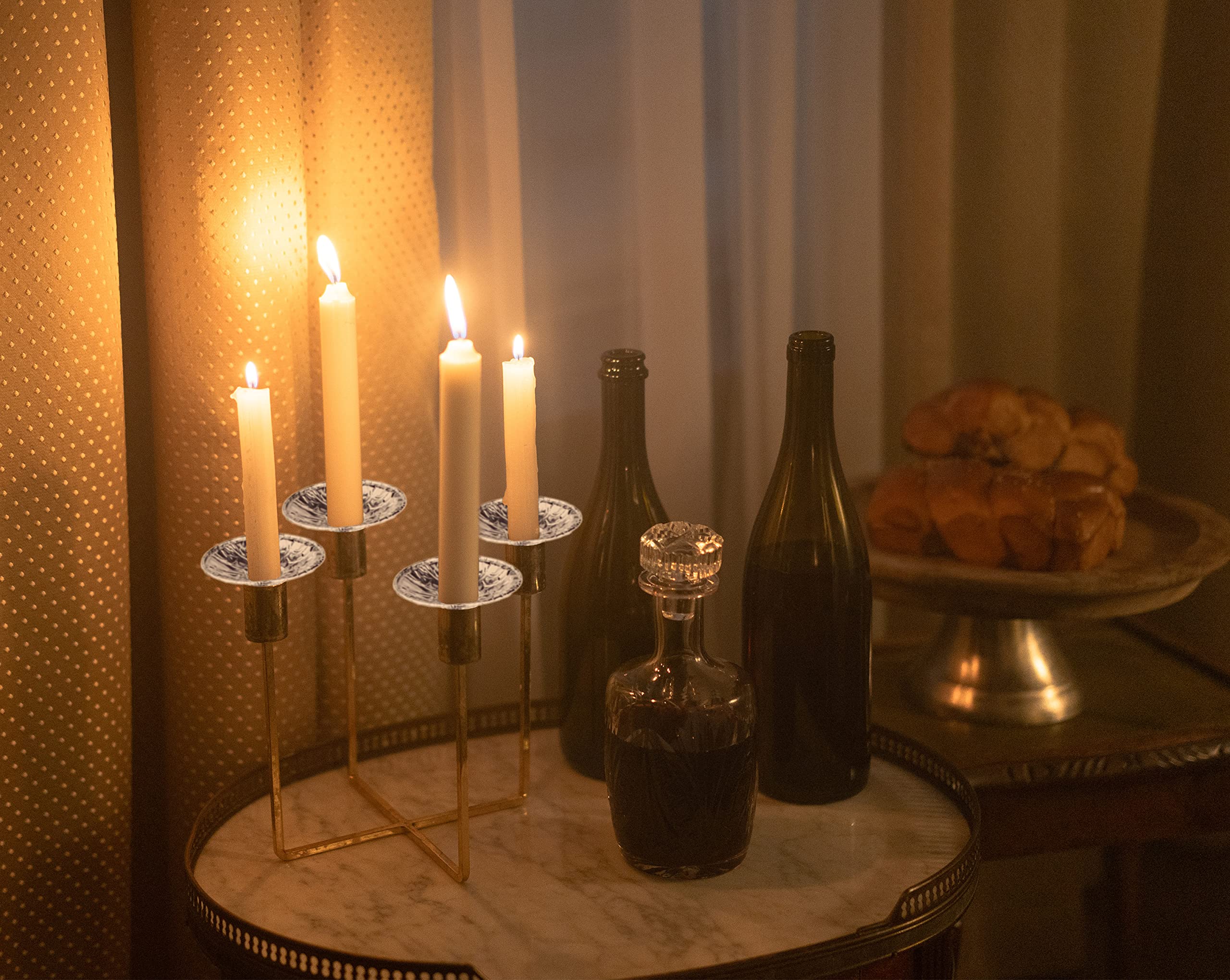 100 Pack Heavy Duty Disposable Aluminum Foil Candle Holders with Drip Catcher - Ideal for Wedding Centerpieces, Restaurant Decor & Home Candles