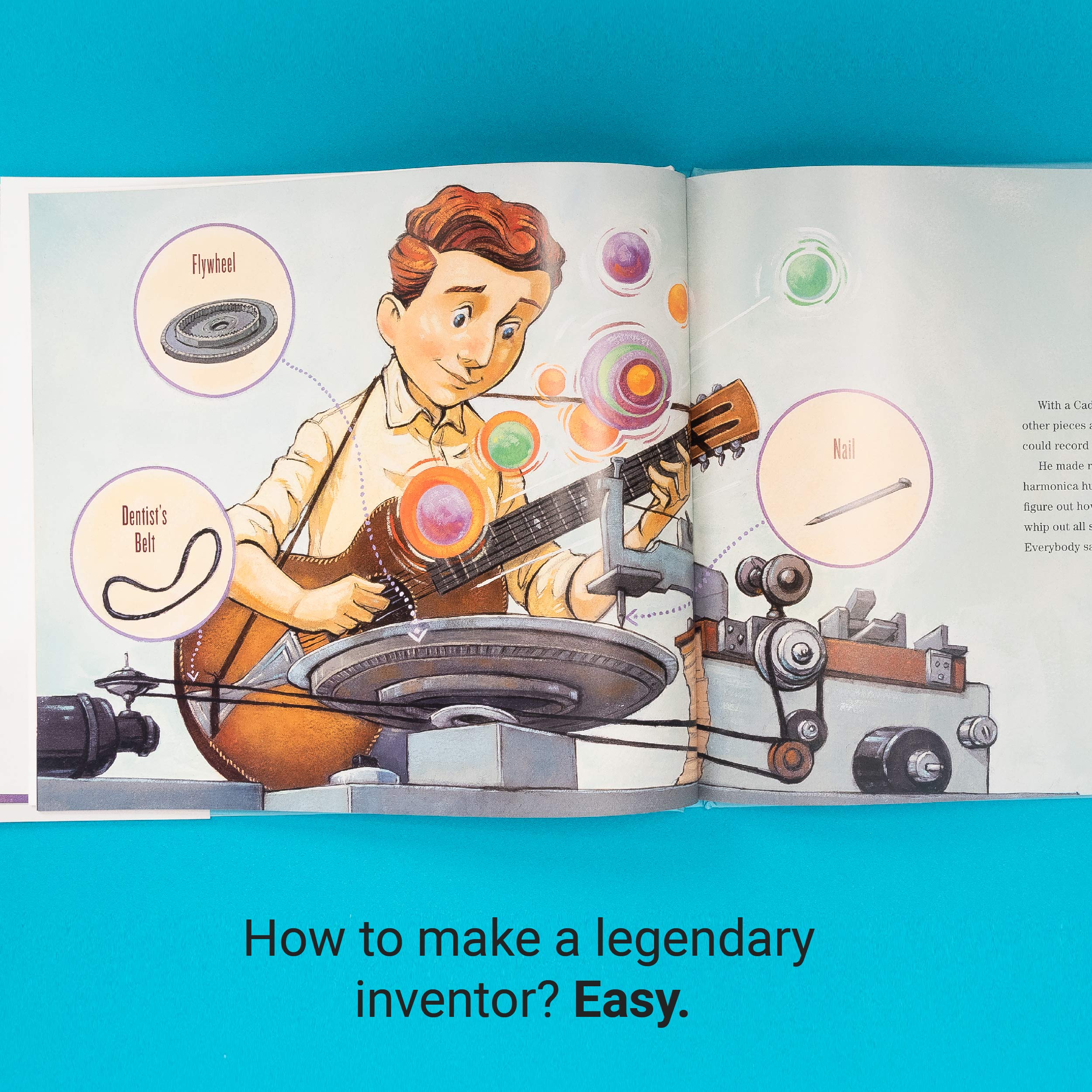 Guitar Genius: How Les Paul Invented the Electric Guitar & Changed Music History - Kids' Picture Book About Music & Rock Legends | Perfect for Young Musicians, Classroom Learning & Bedtime Stories