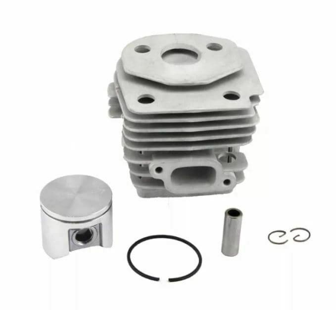 Husqvarna 357 359 Chainsaw 47MM Cylinder Piston Kit with Rings, Wrist Pin & Circlip - OEM# 537 15 73 02 Replacement Part for Forestry & Landscaping Tools