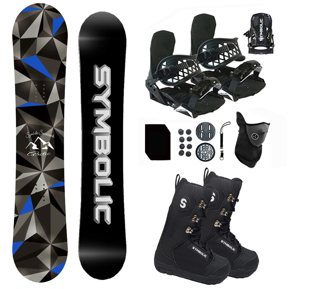 Women's & Girls' Arctic Snowboard Complete Set with Bindings & Boots - All Mountain Freeride & Freestyle Snowboard Package for Beginners to Advanced Riders - Perfect for Powder, Park & Backcountry Adventures