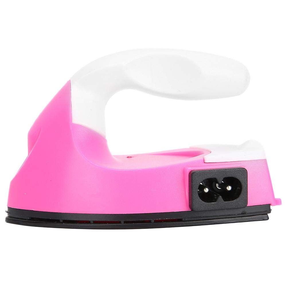 Valentine's Day Handheld Electric Iron - Portable Constant Temperature DIY Craft Iron for Travel, Low Power Consumption - Perfect for Students, Dorm Rooms, Home & Hotels (Great for Clothes, Fabrics & Crafts)