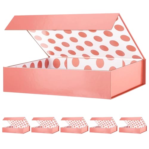 Rose Gold-11x7.8x2.3-Pack of 6