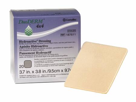 ConvaTec DuoDerm CGF Sterile Wound Dressing 8x12 Inches - Advanced Hydrocolloid for Pressure Ulcers & Chronic Wounds | Hospital & Home Care Use