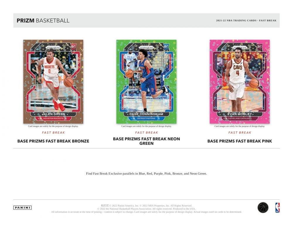 2021-2022 Panini Prizm NBA Basketball Trading Cards Retail Box - 24 Packs (96 Cards Total) - Collectible Basketball Cards for Fans & Investors | Perfect for Trading, Collecting, and Displaying