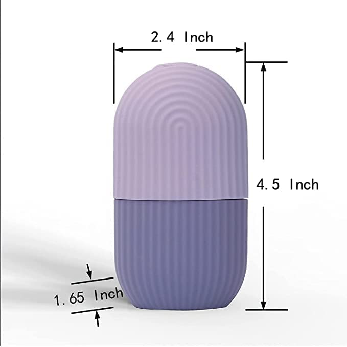 **MVM Enterprise Ice Roller for Face, Neck & Eyes – Reusable Facial Massage Tool for Glowing & Tightened Skin – Portable & Easy to Use – Perfect for Home, Travel & Post-Workout Recovery**