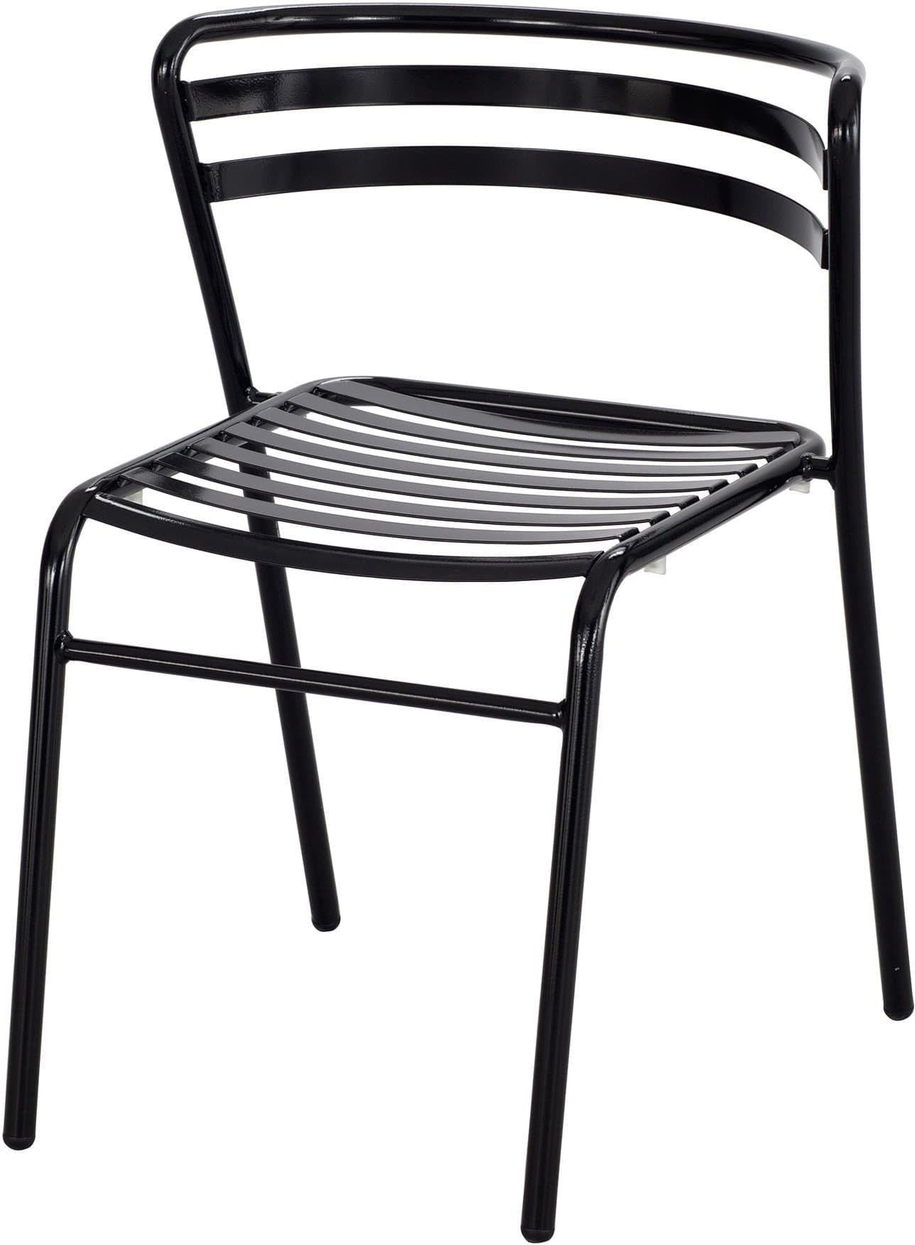 Safco CoGo Steel Stackable Chair for Indoor & Outdoor Use - 2 Pack (4360) - Perfect for Patio, Garden, Events, and Office Spaces
