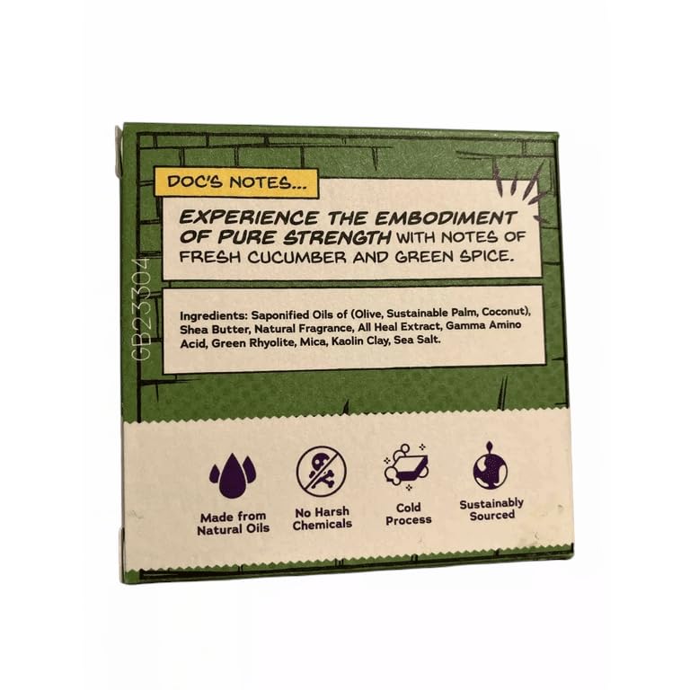 Natural Bar Soap with Exfoliating Scrub - 5 oz Organic Handmade Soap for Men & Women - Perfect for Shower, Bath, and Gift Giving