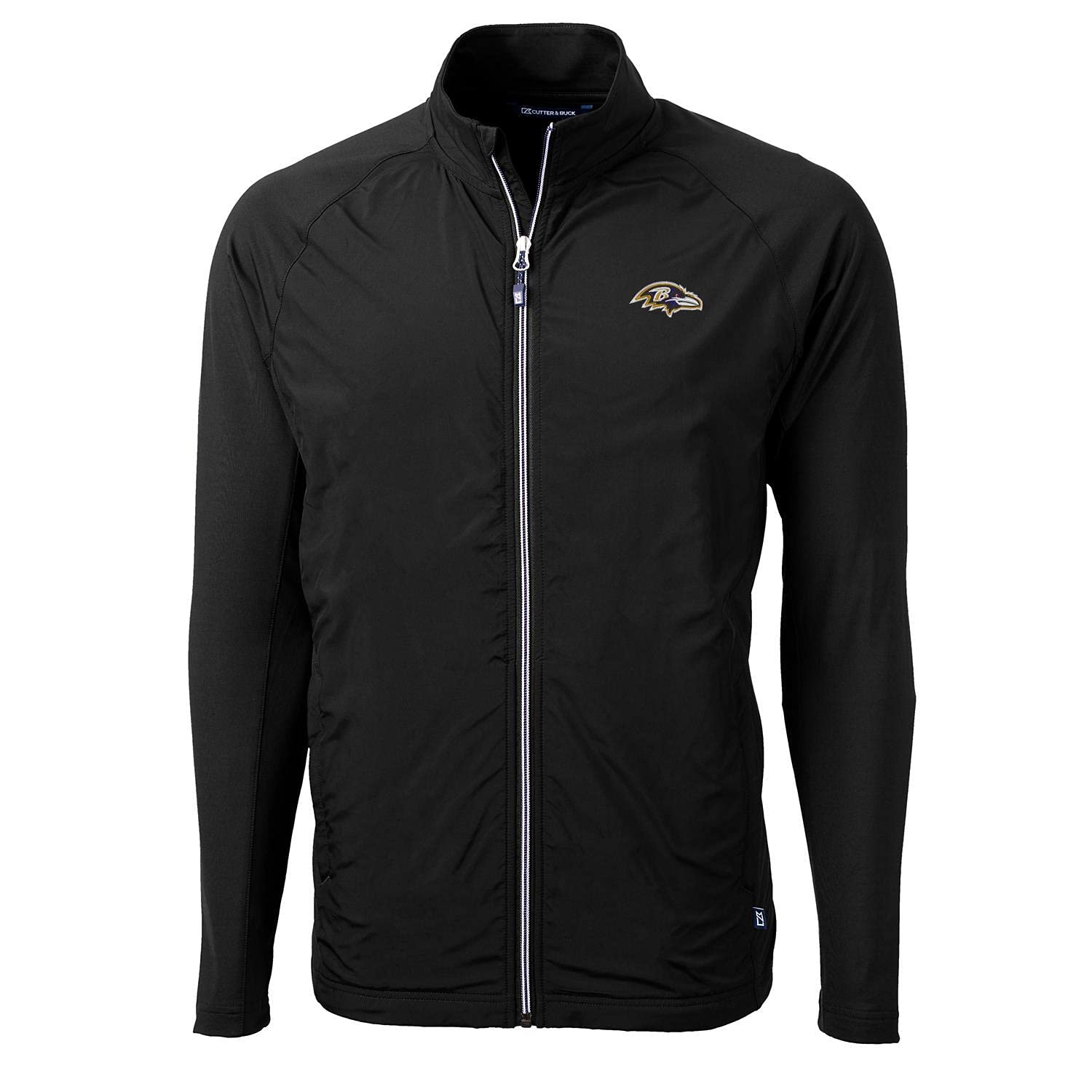 Cutter & Buck Men's NFL Adapt Eco Knit Full-Zip Jacket - Lightweight Performance Pullover for Football Fans, Outdoor Activities & Casual Wear