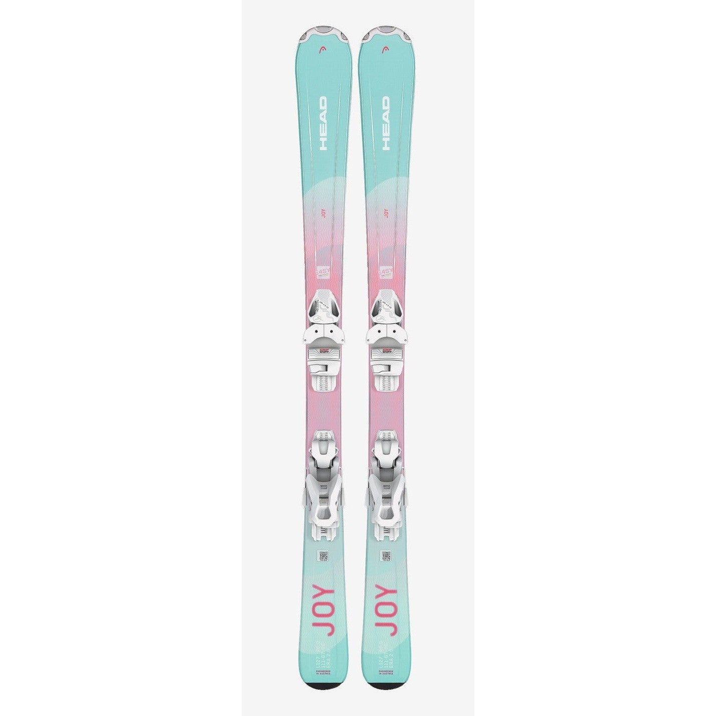 2024 Head Joy Easy Ski with JRS 4.5 GW Bindings - Perfect for Beginners & Intermediate Skiers on Groomed Slopes & Powder Days