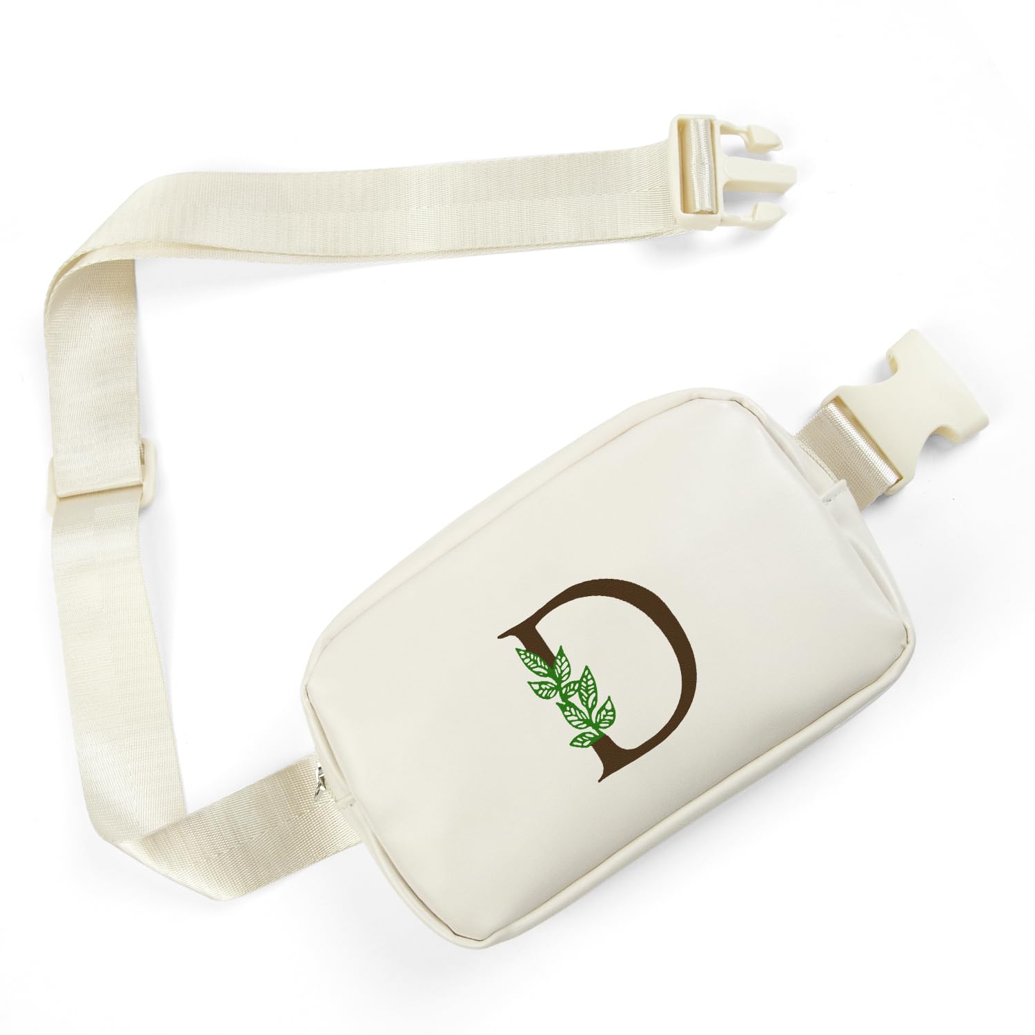 Personalized Initial Letter Belt Bag for Women - Trendy Fanny Pack with Custom Monogram - Perfect Birthday & Christmas Gift for Her - Ideal for Travel, Gym, and Everyday Use