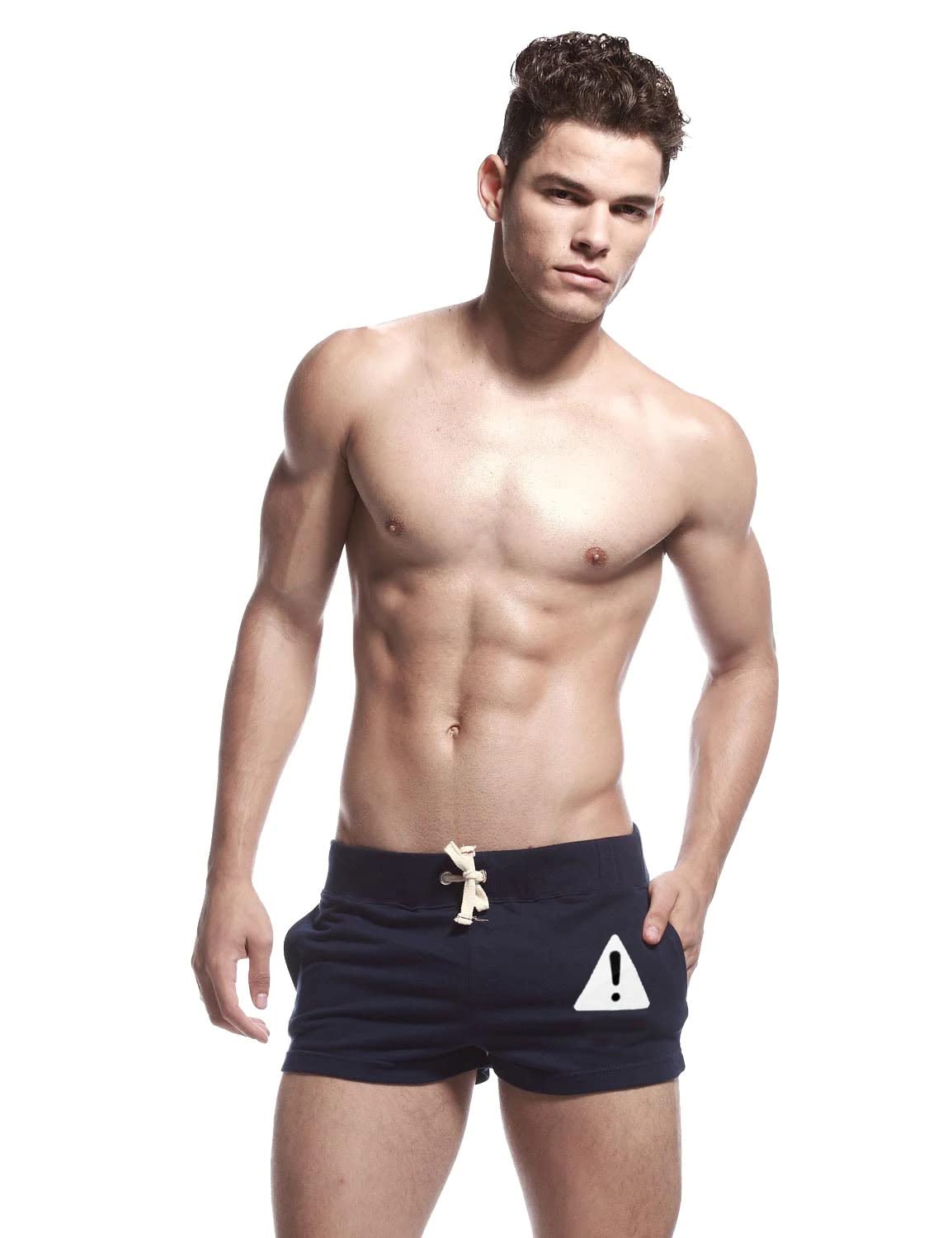 Hotfits Men's Black Cotton Gym Shorts - Breathable Workout Shorts for Running, Training & Basketball - Comfortable Athletic Shorts for Men