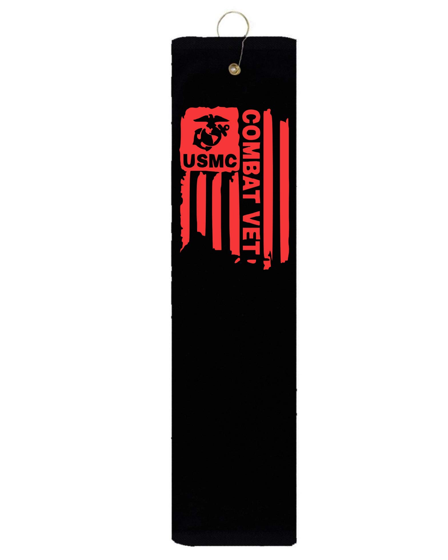 Premium Tri-Fold Golf Towel with Grommet & Hook - Durable Microfiber for Golf Clubs, Balls & Tees - Ideal Father's Day Gift, Birthday Present for Golfers - Variety Colors (Black, Blue, Red) - Perfect for Driving Range, Course Play & Club Cleaning