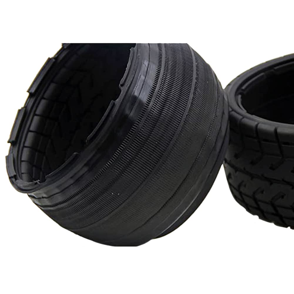 1:5 Scale RC High Simulation Fabric Rear Onroad Tires (2PCS) - Compatible with HPI ROFUN ROVAN Kingmotor Baja 5B SS - Perfect for Off-Road Racing and RC Car Upgrades
