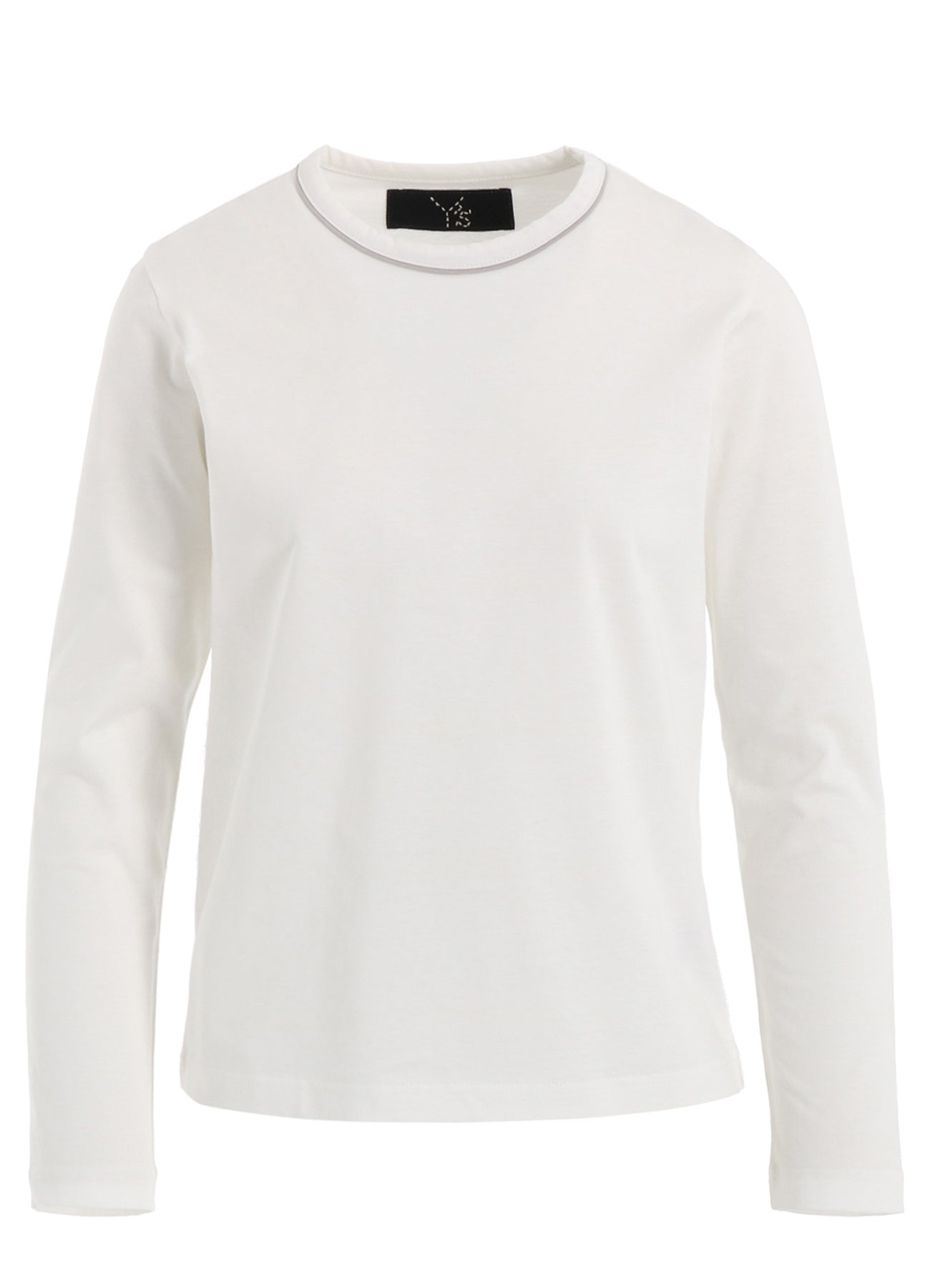 Premium Cotton Jersey Y's Stitch Long Sleeve T-Shirt for Women - Soft & Comfortable Casual Wear - Perfect for Everyday Outfits, Layering & Lounge Wear