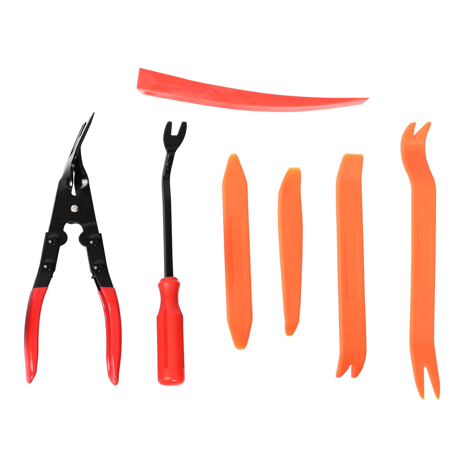 13-Piece Professional Car Tool Kit - Long Reach Grabber, Air Wedge Pump, Auto Trim Removal Tools for Cars & Trucks | Essential for DIY Auto Repairs & Interior Detailing