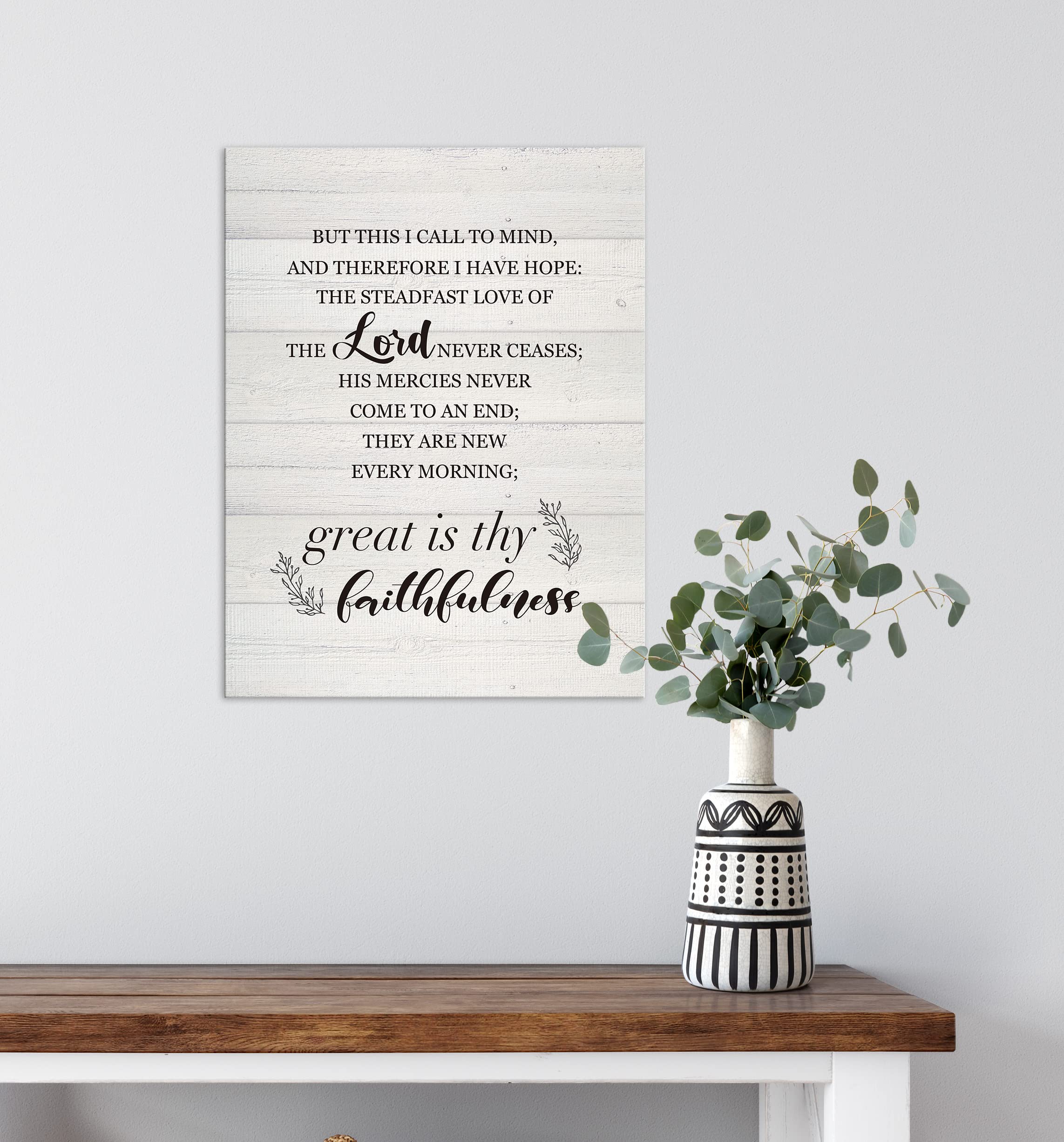 Blessing the Food Before Us Canvas Art - 12x15 in Farmhouse Wall Decor for Kitchen & Dining Room