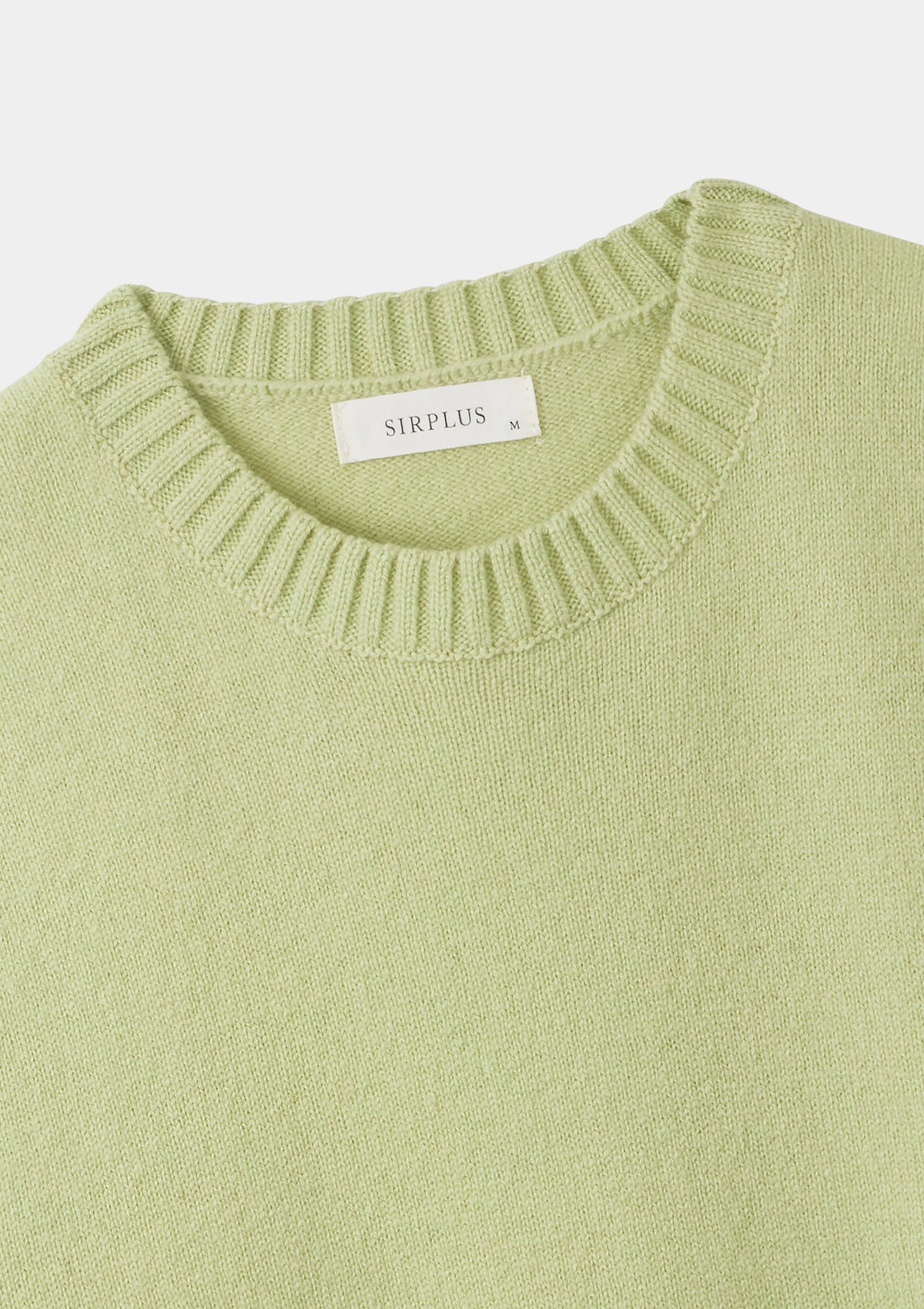 Stylish Celery Green Lambswool Crew Neck Sweater for Women - Soft & Warm Winter Pullover for Casual Outfits & Office Wear