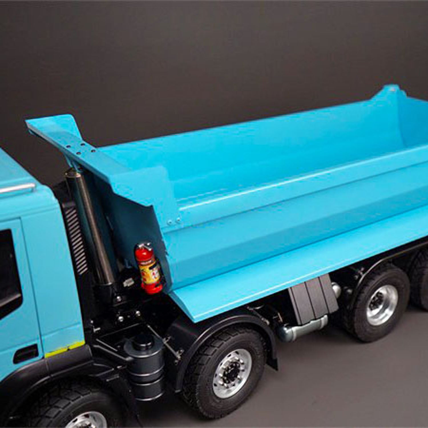 1:14 Scale 8x8 RC Hydraulic Dump Truck with 2-Speed Transmission, LED Lights & Realistic Sound Effects - DIY Radio Control Construction Vehicle for Kids & Adults (Perfect for Construction Site Play, STEM Learning & RC Hobbyists)