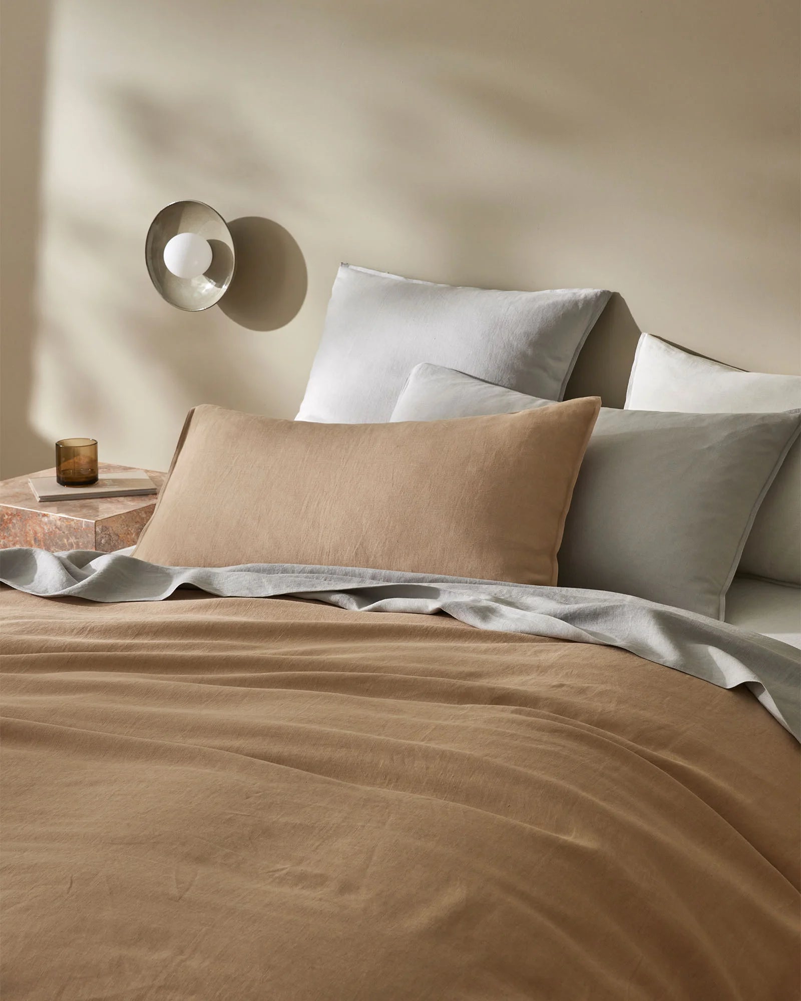 Premium Ravello Pillowcase Set - Soft & Breathable Silver Bedding for Ultimate Comfort - Perfect for Home, Hotel, and Travel Use
