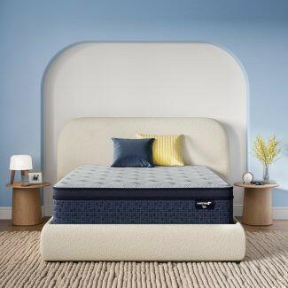 Ellawood Plush PT 500960543 1050 Queen Size Mattress - Ultra Soft Bedding for Comfortable Sleep, Perfect for Master Bedrooms & Guest Rooms